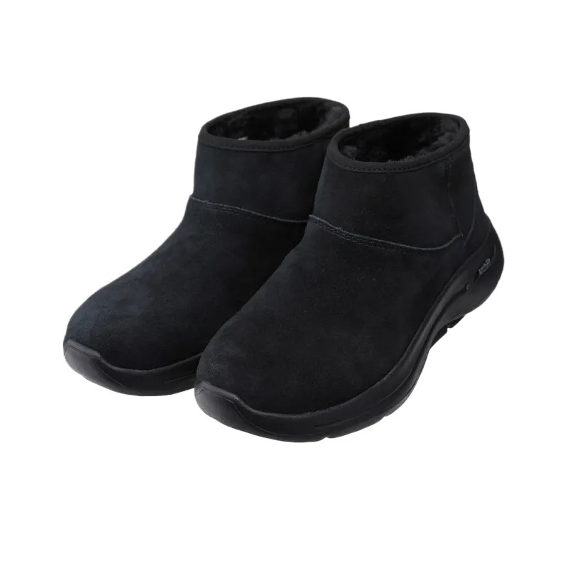 Skechers Go Walk Arch Fit Ankle Boots Women's Black-3
