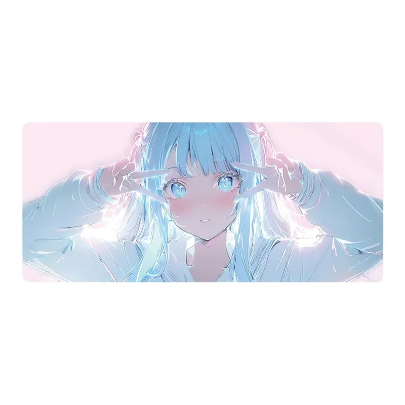 DANYIN Extra Large Anime Keyboard Pad Gradient Esports Mouse Pad For Gaming Men's Computer Desktop Mat Mouse Pads-21