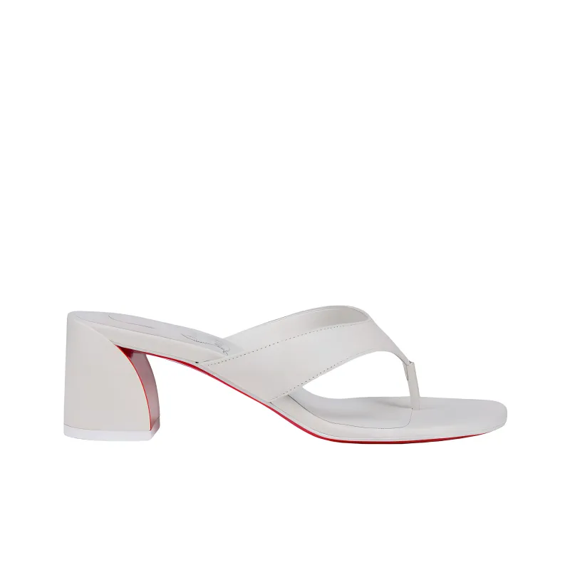 CL Abrasion Resistant Flip Flops 5.5cm Women's White-1
