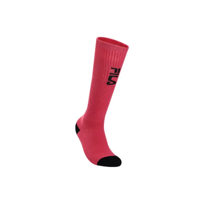 FILA Golf Collection FILA ATHLETICS Knee High Socks Women's 1 Pack Peach Plum Pink-1