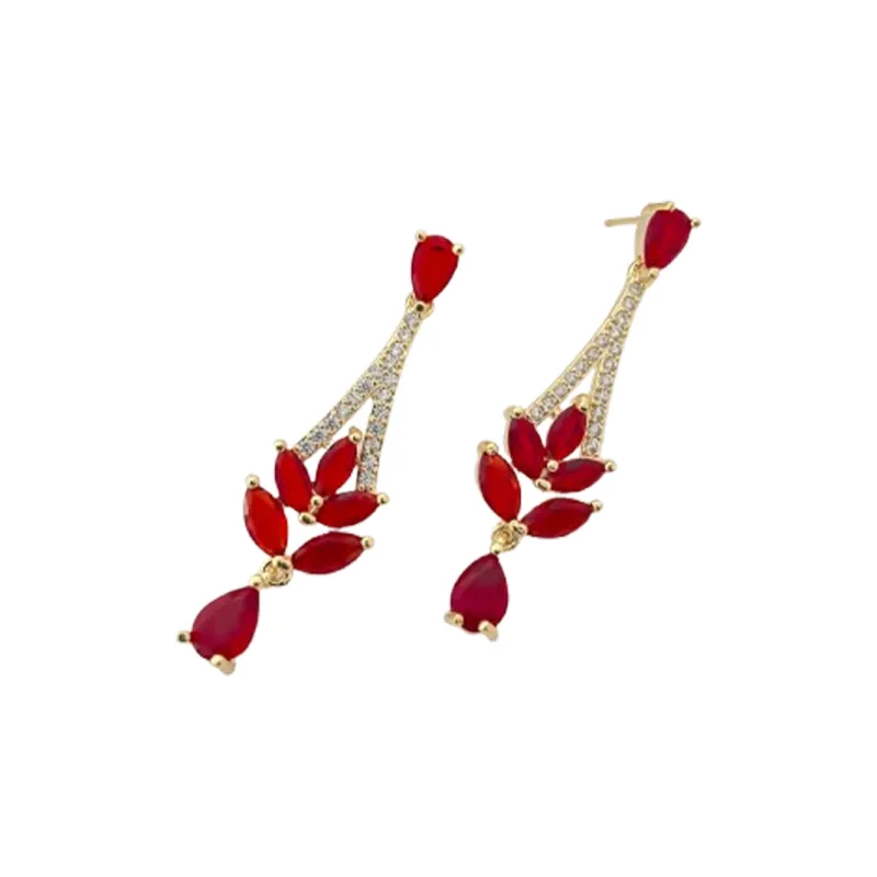 JOLLY SEASONS Copper Stud Earrings Women's-4