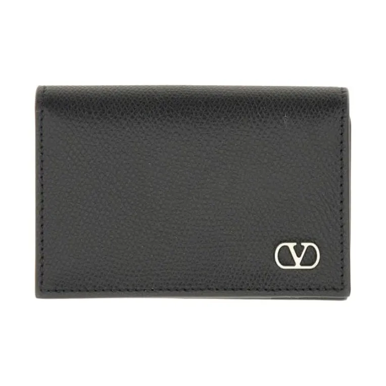 Valentino GARAVANI Leather Wallet Men's Black-0