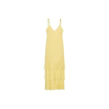 ZARA Slip Dresses Women's Yellow