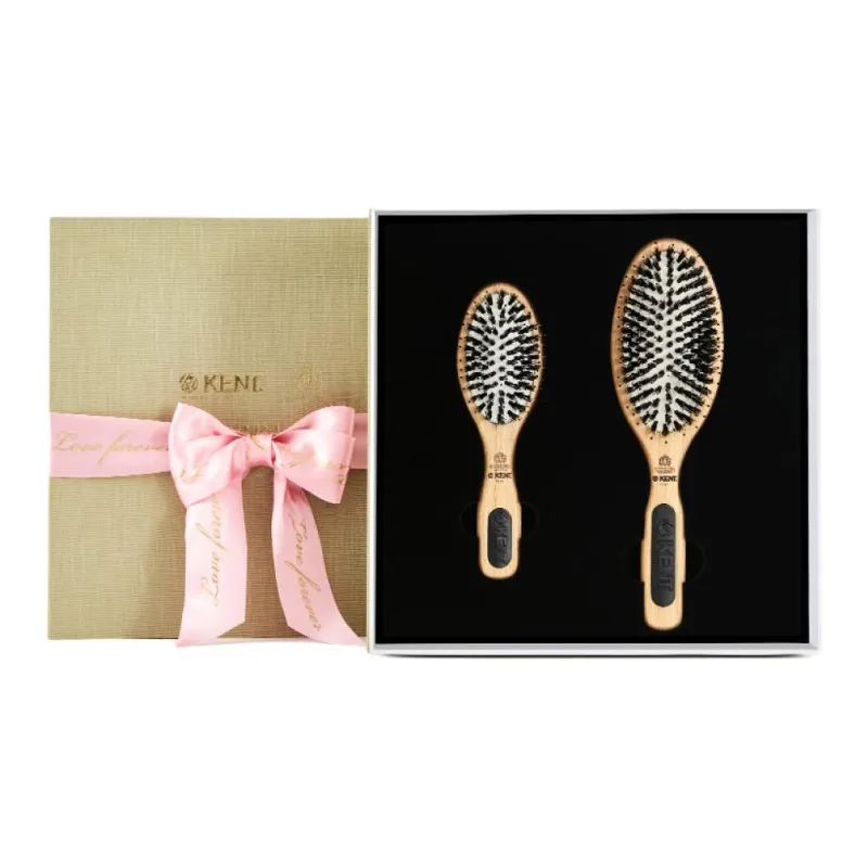 Kent Boar Bristle Airbag Clothing Sets Massage Comb Soothe Scalp PF01+PF02-3