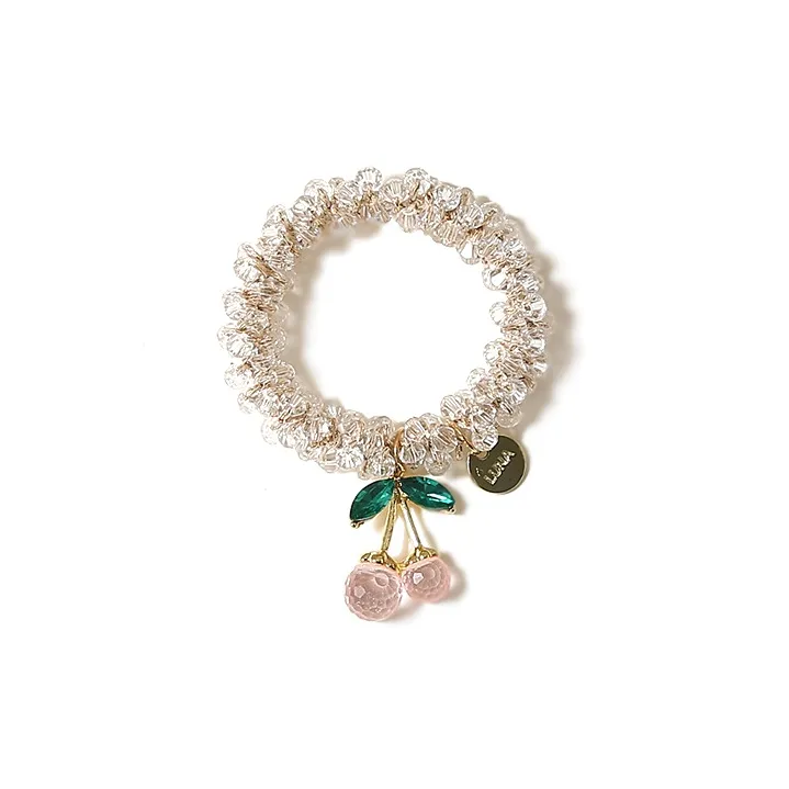 FREE RABBITⅡ Rhinestone Colored Glaze Hair Tie Women's-1