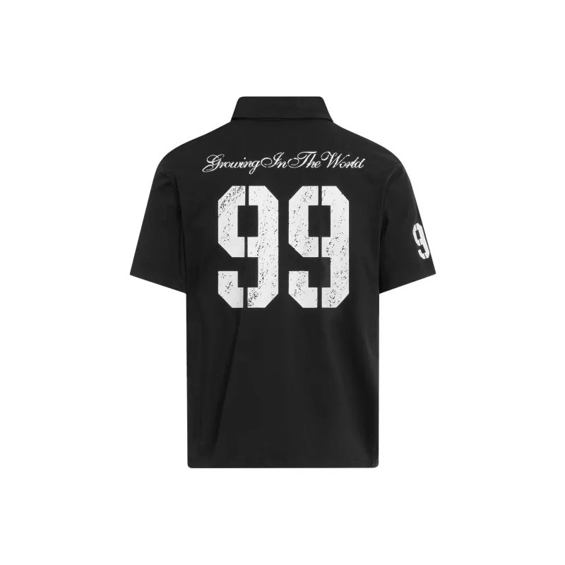 MT99 Polo Shirts Unisex Black-1