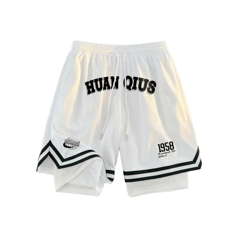HUANQIU Casual Shorts Unisex-5