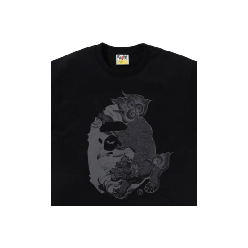 Bape A BATHING APE Japanese Tattoo Big Ape Head Tee-2