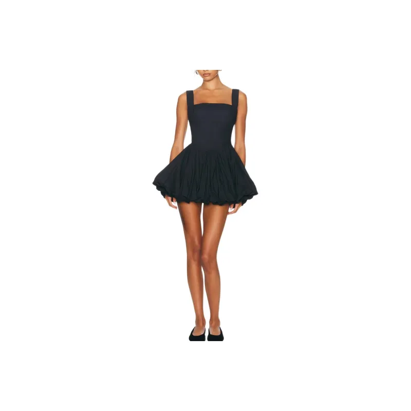 HELSA Slip Dresses Women's Black-0