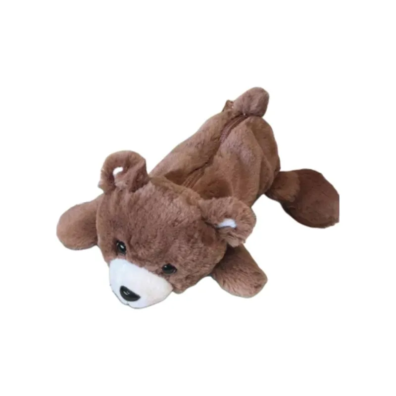 KKV Animal Collection Plush Pencil Case/pencil Box-4
