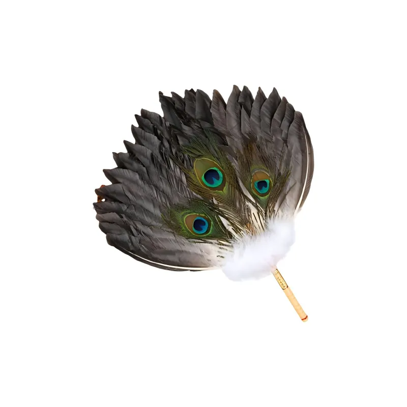 JINGDI Feather Classical Style Fan-18