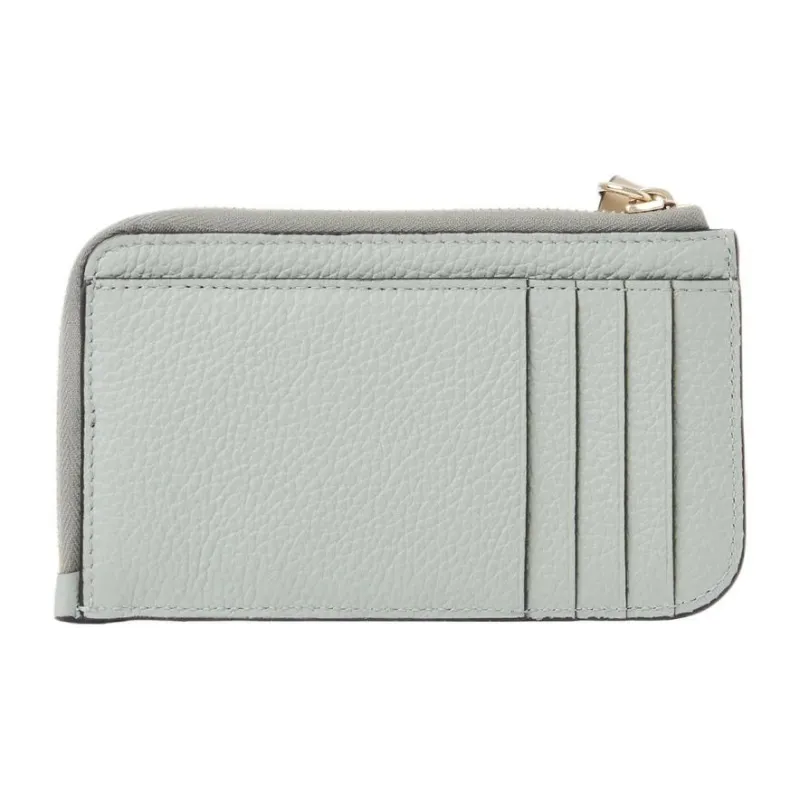 Chloe Alphabet Calfskin Wallet Women's Blue Green-2