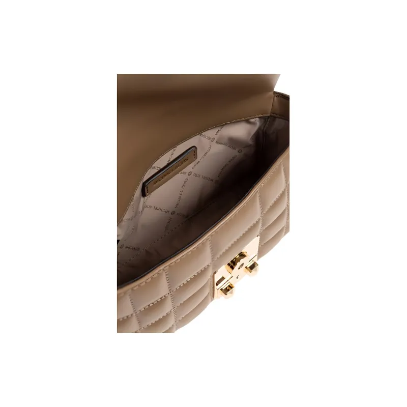MICHAEL KORS Tribeca Cow Leather Shoulder Bag Women's Light Brown-3