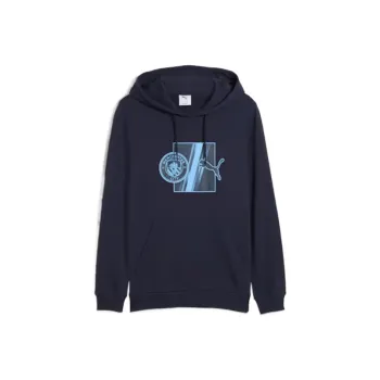 PUMA Manchester CityFTBLCULTURE Sweatshirt Men's Deep Sea Blue