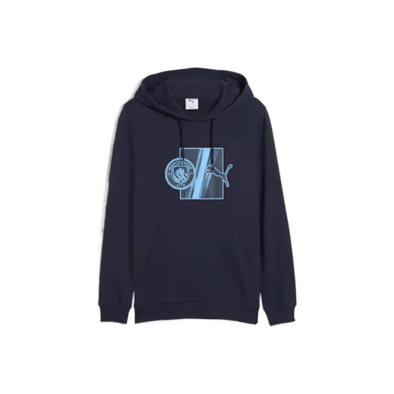 PUMA Manchester CityFTBLCULTURE Sweatshirt Men's Deep Sea Blue-0