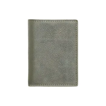 ZARA PU Card Holder Regular Men's Green