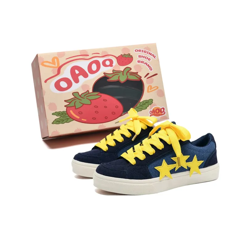 OAOQ Slip Resistant Cushioning Abrasion Resistant Lightweight Breathable Low Top Skateboard Shoes Unisex-37