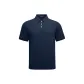 [7A Antibacterial Cooling]Navy Blue (Hb Geometric Embroidered Chest Logo)