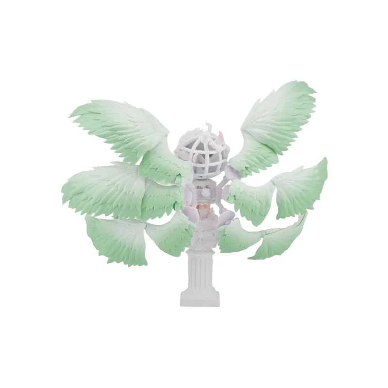 [Modified Doll] POP MART SKULLPANDA Photo Collection Six Winged Angel Hang Tag Box 18cm-28