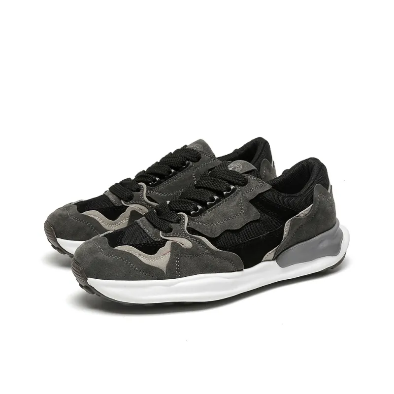 OUGLEMEN Slip Resistant And Abrasion Resistant Coverage Low Top Casual Shoes Men's Box-7
