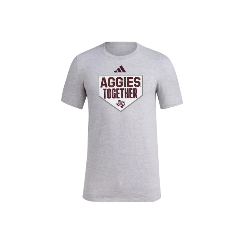 Adidas Free Shipping With AdiClub Texas A&M Aggies Dugout Postseason Tee-0