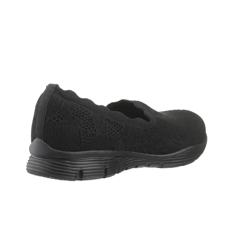 Skechers Seager Low Top Casual Shoes Women's Black-2