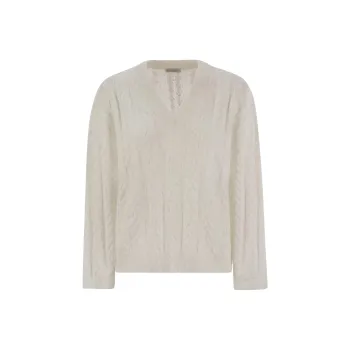 V-Neck Knitted Jumper