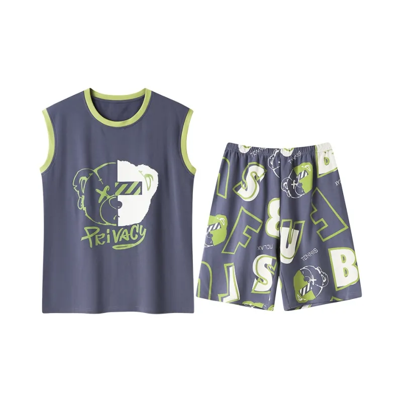 Pretty lady Men Pajama Sets-0
