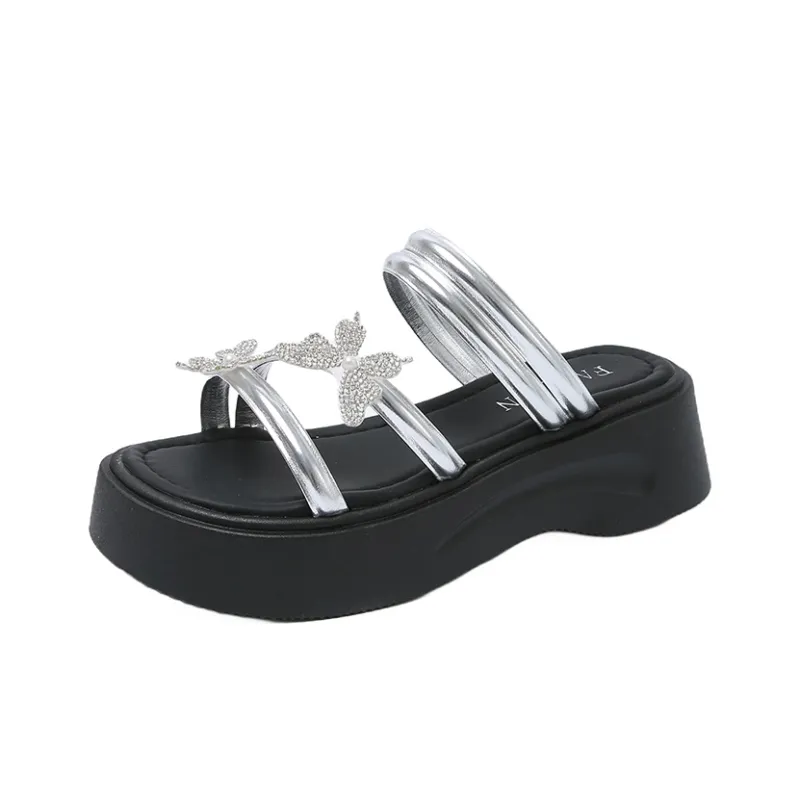 WUJI Rubber Sole Slip Resistant Abrasion Resistant Slide Slippers Women's-9