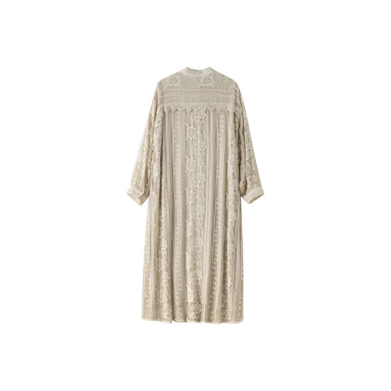 To The West Long Sleeved Dress Women's-1