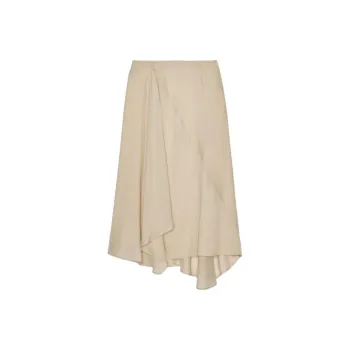 ZARA Casual Long Skirts Women's Light Green