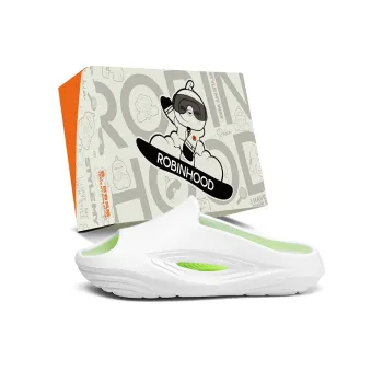 ROBINHOOD Slip Resistant Odor Resistant Abrasion Resistant Antibacterial Slide Slippers Unisex Box Included