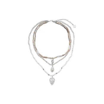 Lost In Echo White Gold Plated Copper Necklaces Women's