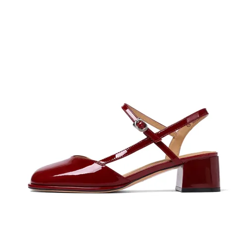 GOLDLION Chunky Heel High Heels Women's