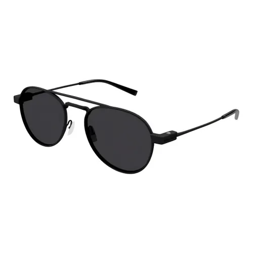 SAINT LAURENT Metal Aviator Sunglasses Men's Black