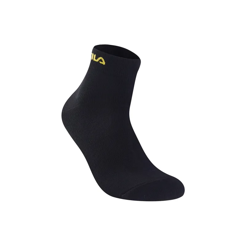 FILA Fitness Ankle Socks Men's 1 Pack Pitch Black-1