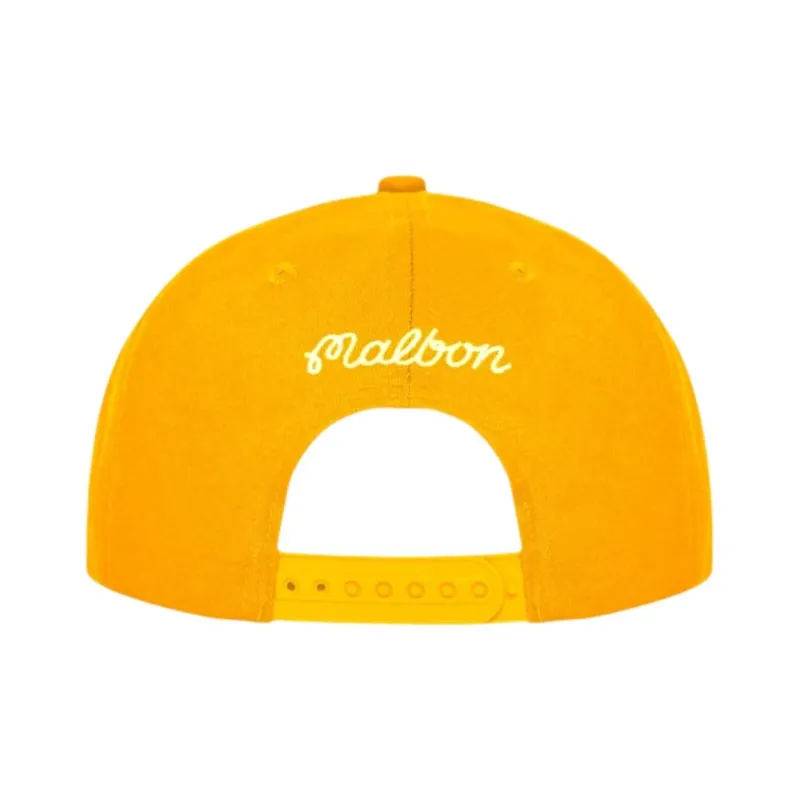 Malbon Golf Twill Cotton Fabric Baseball Caps Unisex Yellow-2