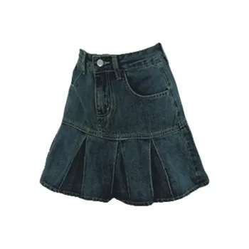 Mm Denim Short Skirts Women's Vintage Blue