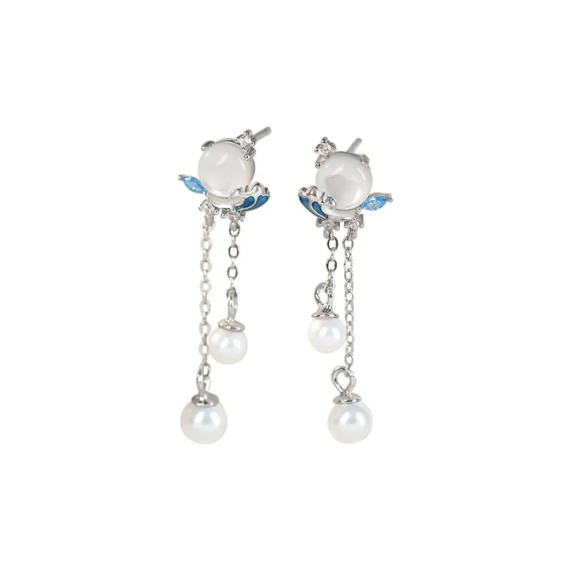 DAWO 925 Sterling Silver Earrings Women's-0