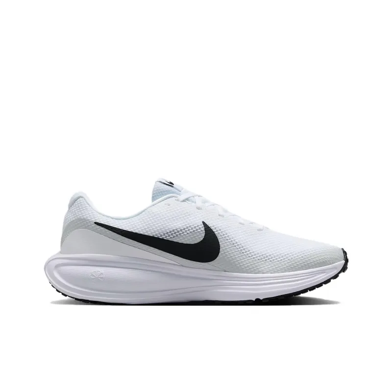 Nike REVOLUTION 8 Anti Slip Wear Resistant Low Top Casual Running Shoes Men's White-1