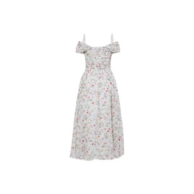 Giambattista Vall Impressionist print Georgette Dress-1
