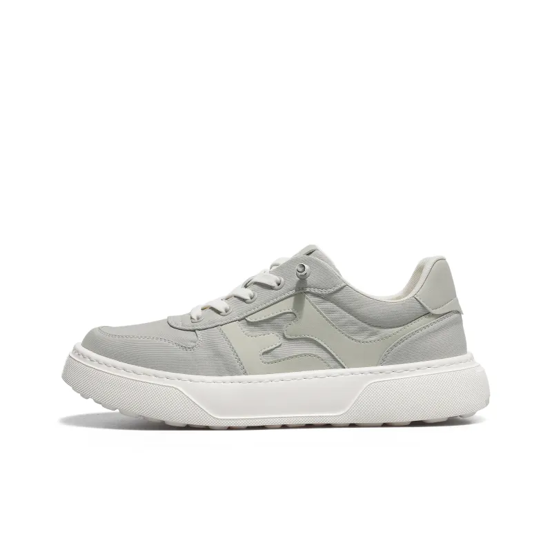 Desai Skateboard Shoes Men Low Top Gray, Khaki Green-0
