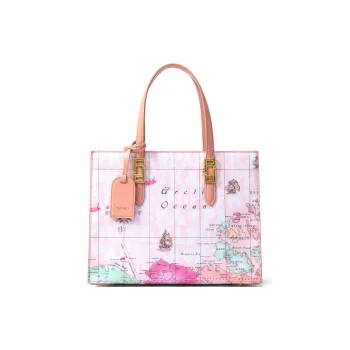 PAPRIKA Cow Leather With PVC Tote Bag, Shoulder Bag, Handbag Women's Multicolor