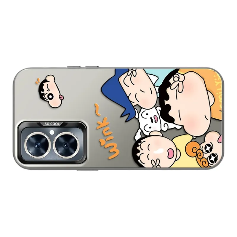 YICAIJIA Matte Material Shin Chan's Brother Y Phone Cases Compatibility With MVMOM 20/30 Trendy And Cool-9
