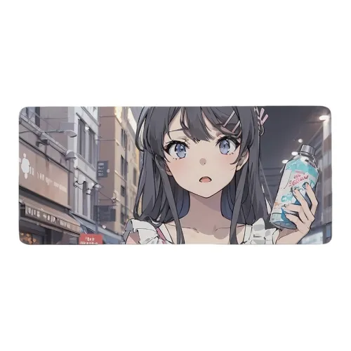 DANYIN Mai Sakurajima Extra Large Esports Computer Table Mats For Men's Anime Keyboard Mouse Pads