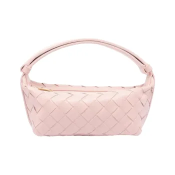 Bottega Veneta Leather Handbag Women's Pink
