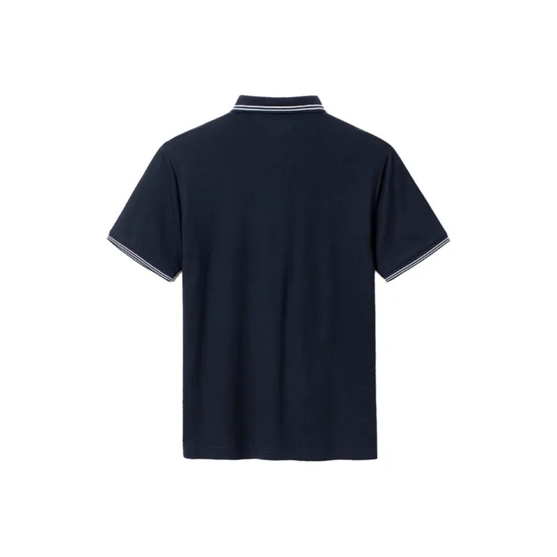 ARTSDON Polo Shirts Men Navy Blue-1