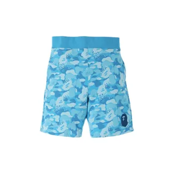 A BATHING APE Fire Camo Sweat Shorts