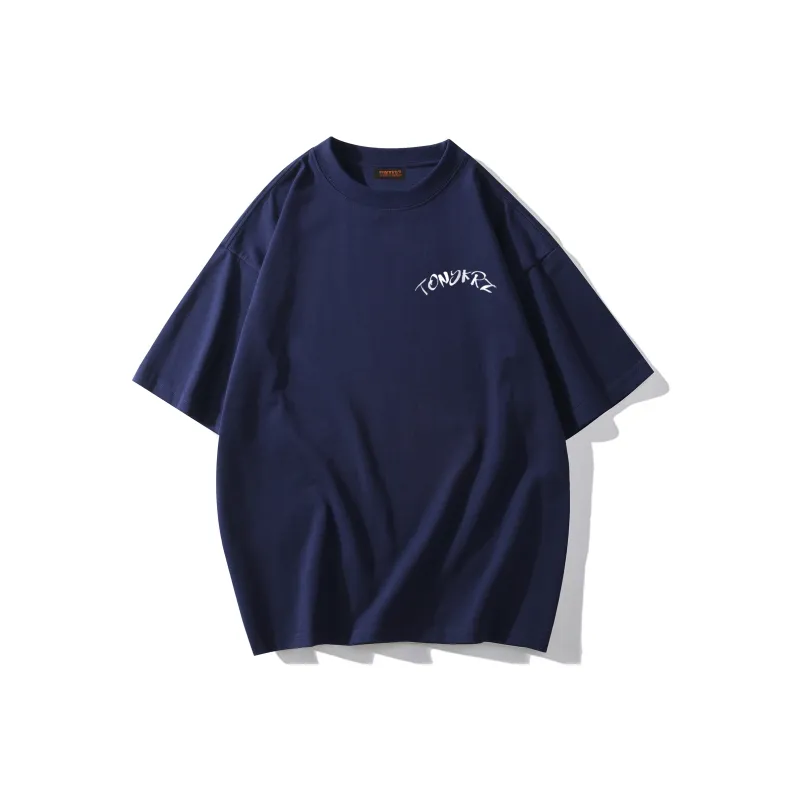 TONYKRZ T Shirts Unisex Navy Blue-1