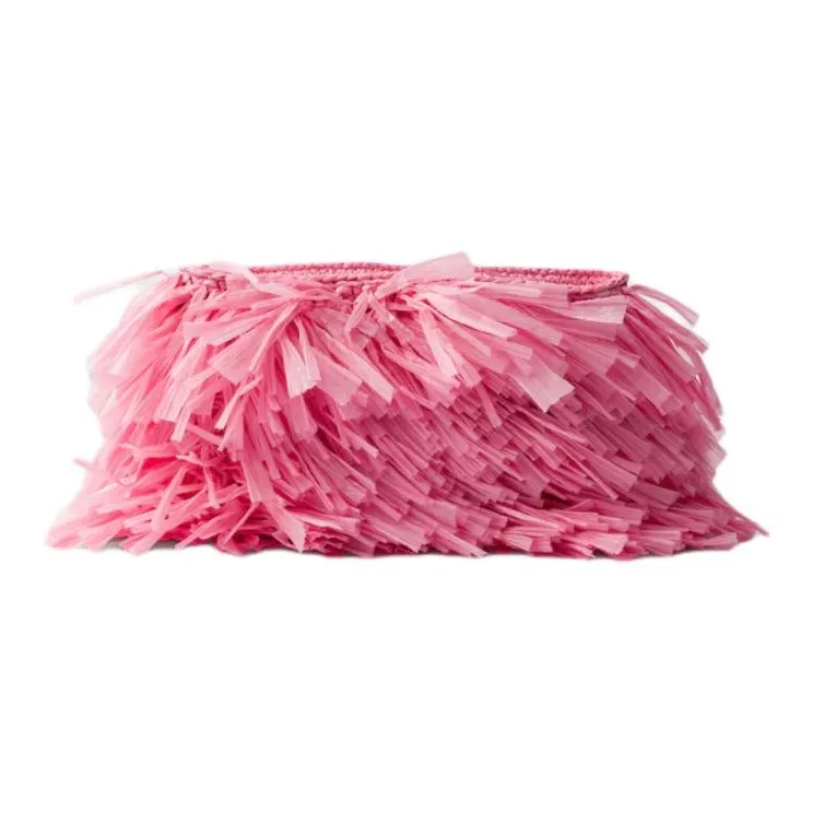 PRADA Viscose Shoulder Bag Medium Size Women's Petal Pink-2